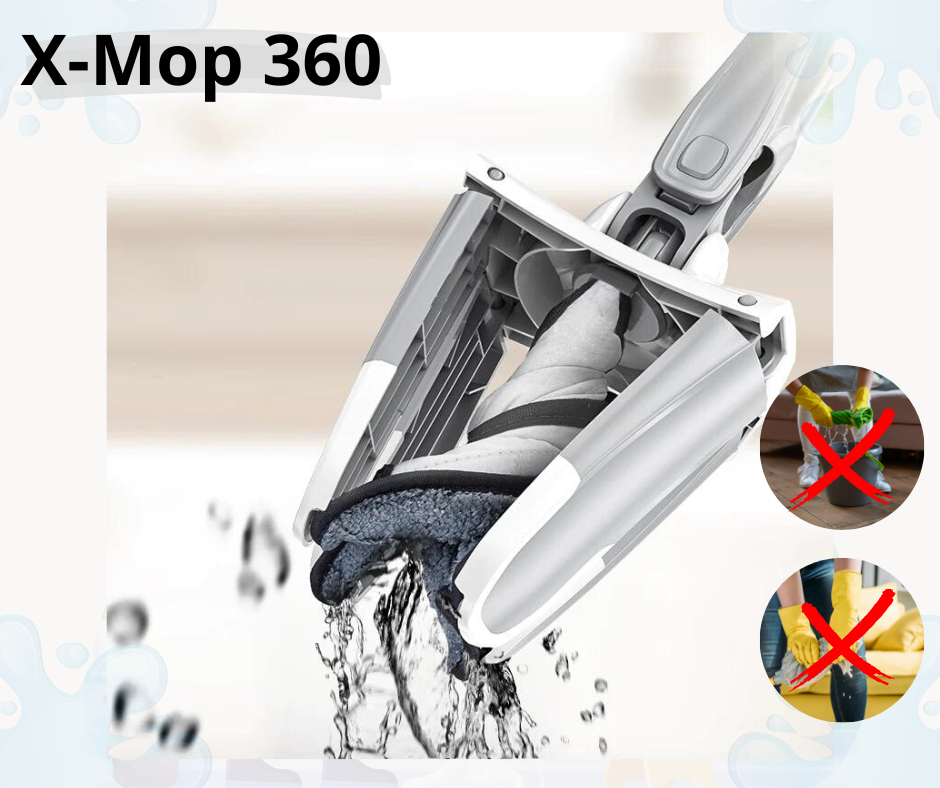 Plancher plat de type X Mop, franges en microfibres avec tête rotative 360  degrés - Chine Mop et facile Mop prix