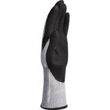 Gants de travail en tricot et nitrile gris et noirs Venicut F Extrem Cut® VECUTF01
