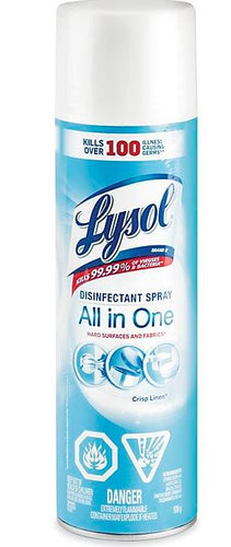 Vaporisateur désinfectant Lysol Tout en un - Parfum de linge frais 539 g