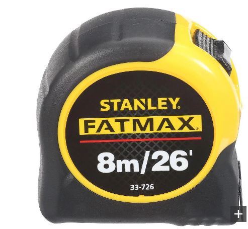 Ruban pour mesurer Stanley FATMAX édition classique 8 m/26'