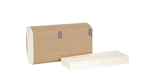 Papier essuie-mains blanc à 2 plis TORK® 16 paquets de 189 feuilles