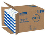 Papier mouchoirs blancs Surpass 100 feuilles, 2 épaisseurs - 30 boîtes / caisse
