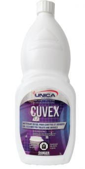 Nettoyant pour cuvettes et urinoirs en gel CUVEX - 1L