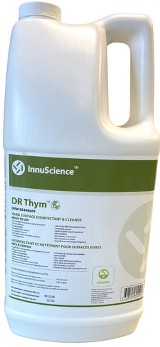 DR Thym® Désinfectant et nettoyant pour surfaces dures 4 Litres