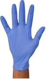 Gants en nitrile bleus doigts texturés, sans poudre, 3.2 mil Transform® 100 /bte
