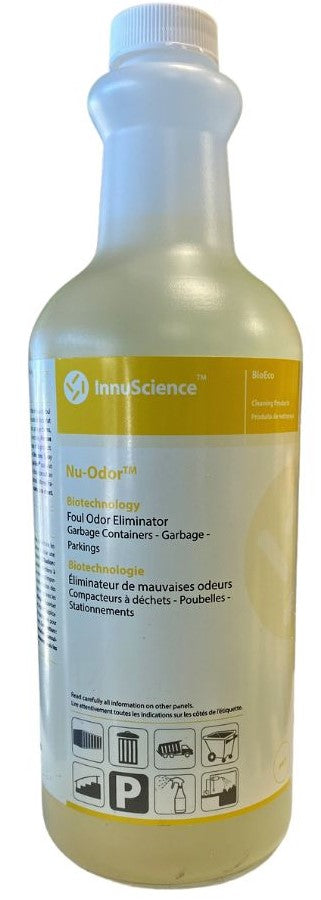 Nu-Odor® Éliminateur de mauvaises odeurs - Compacteur à déchets-Poubelles 800 ml